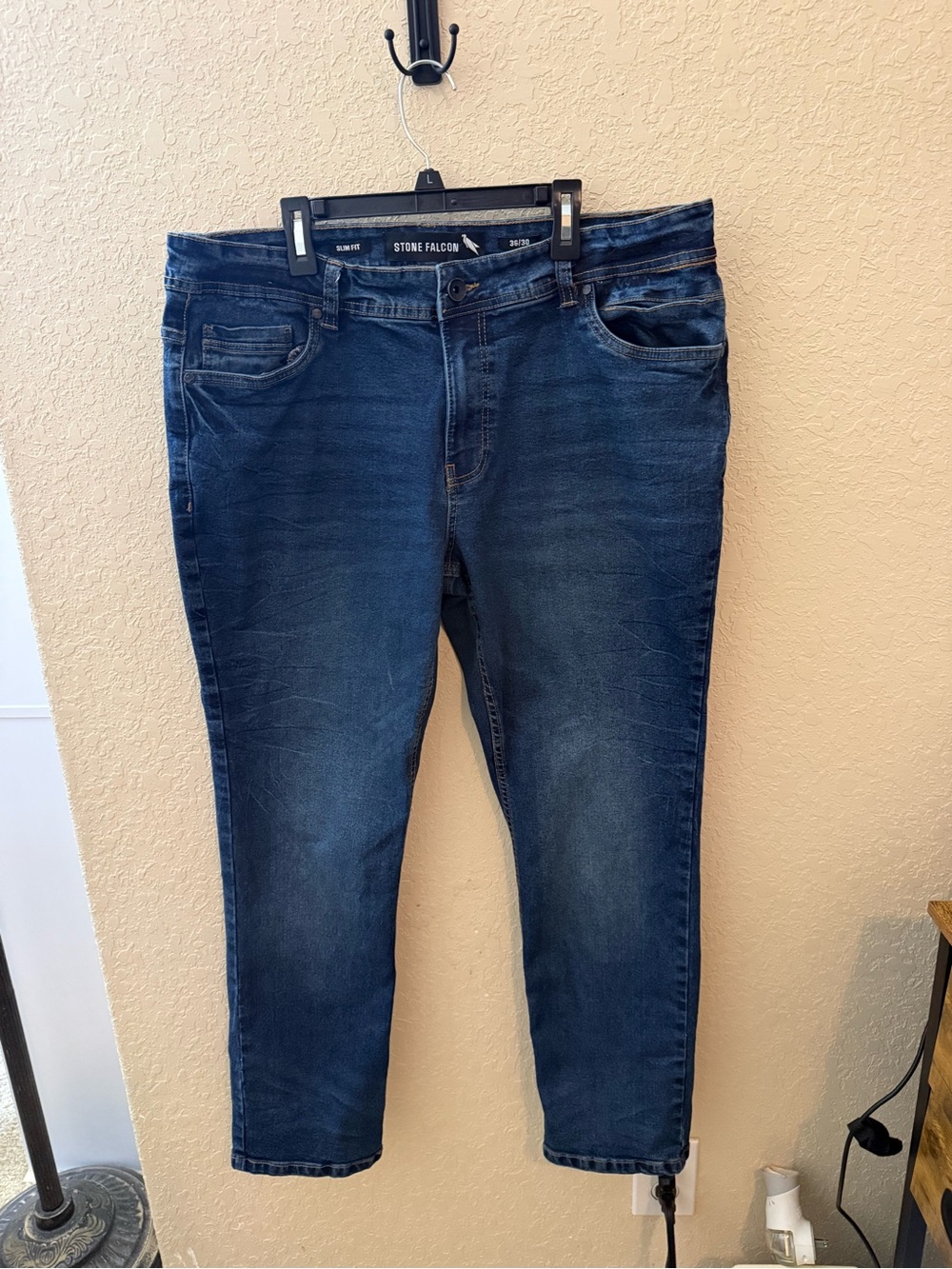 Men’s Stone Falcon slim fit straight jeans